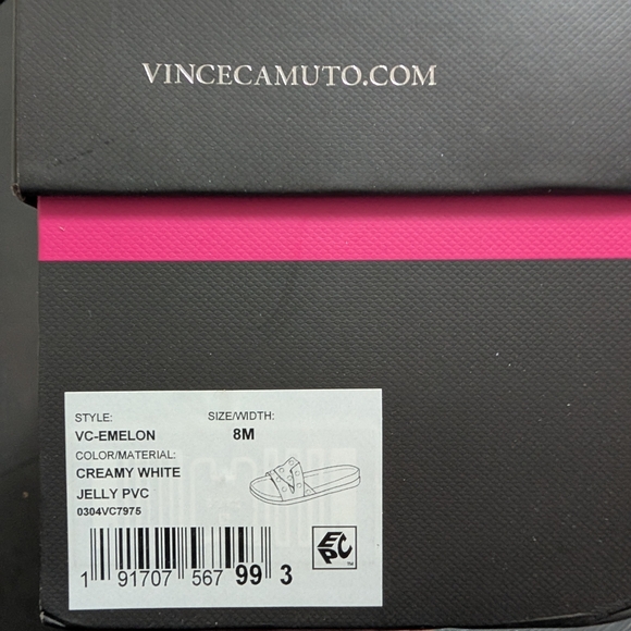 Vince Camuto Cream Studded Women's Slide Sandals - Picture 2 of 6